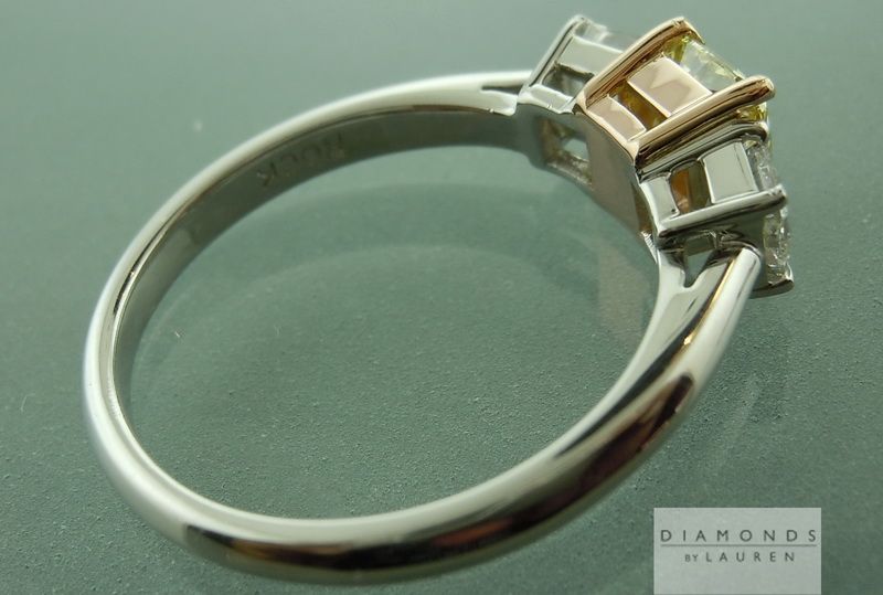 three stone diamond ring