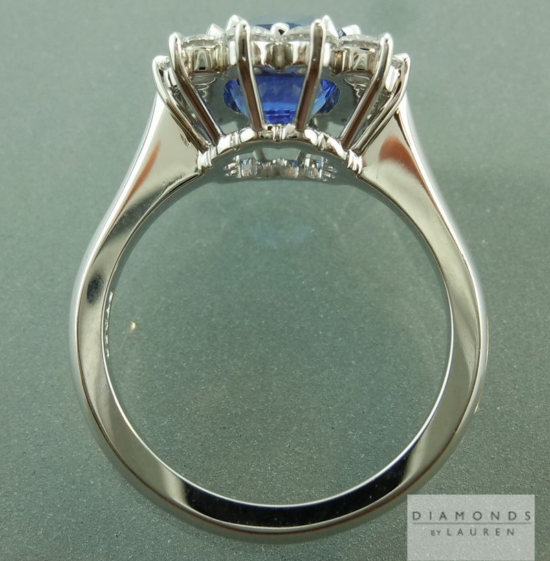 natural blue sapphire ring