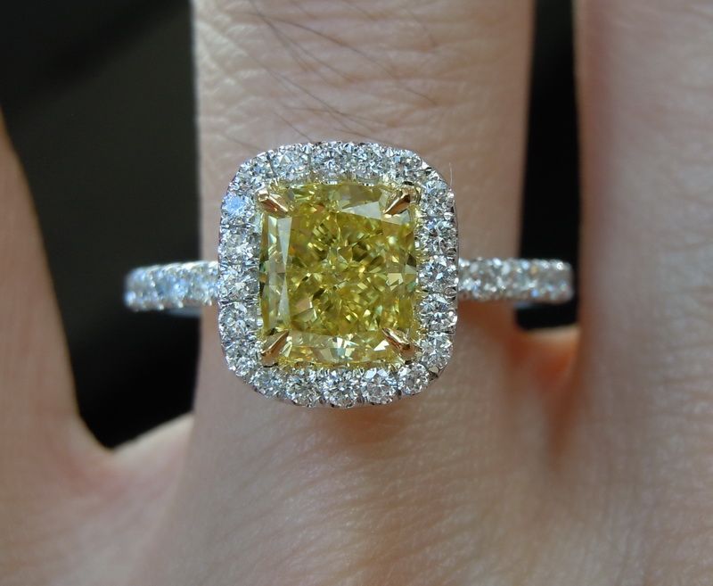 diamond halo ring