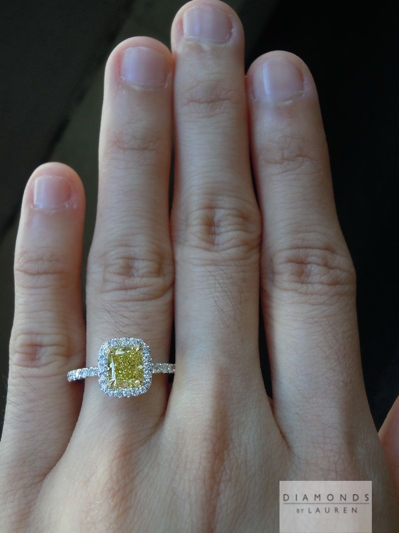 yellow diamond ring