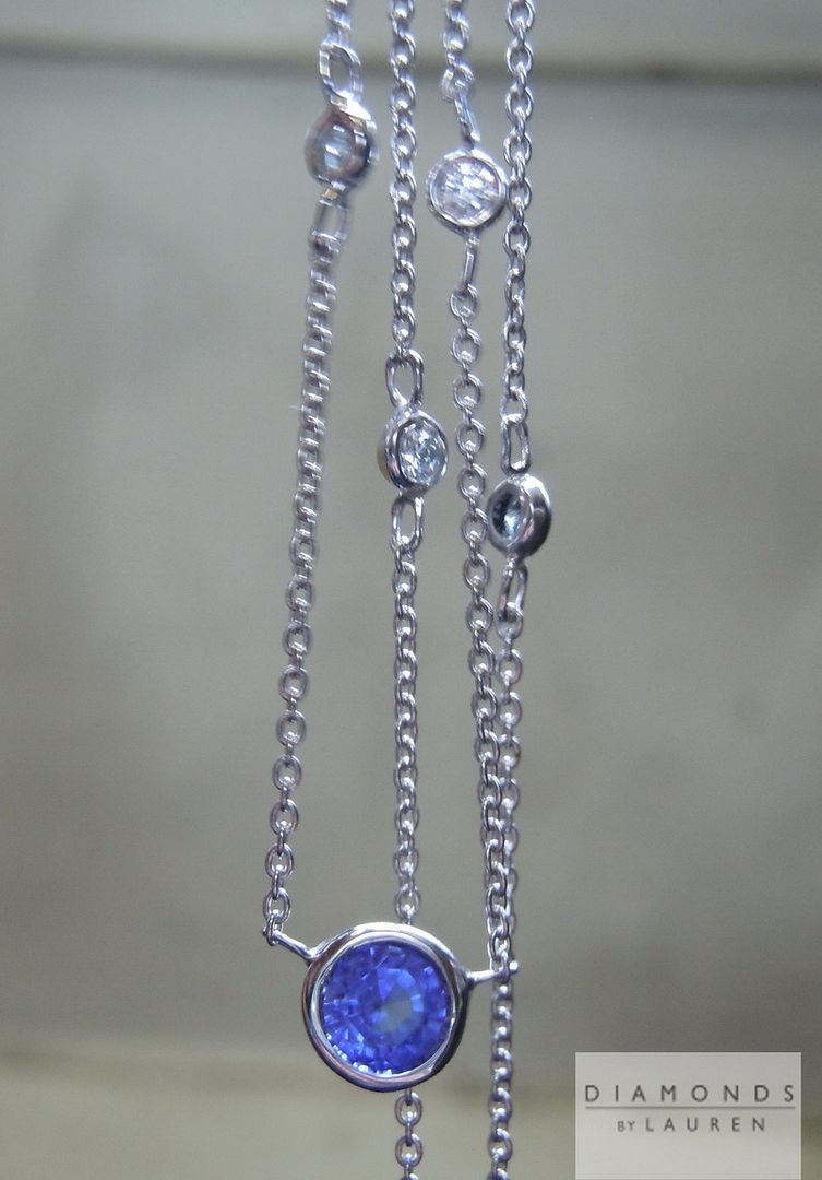 diamond and sapphire necklace