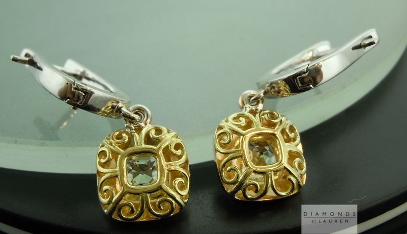 yellow diamond earrings