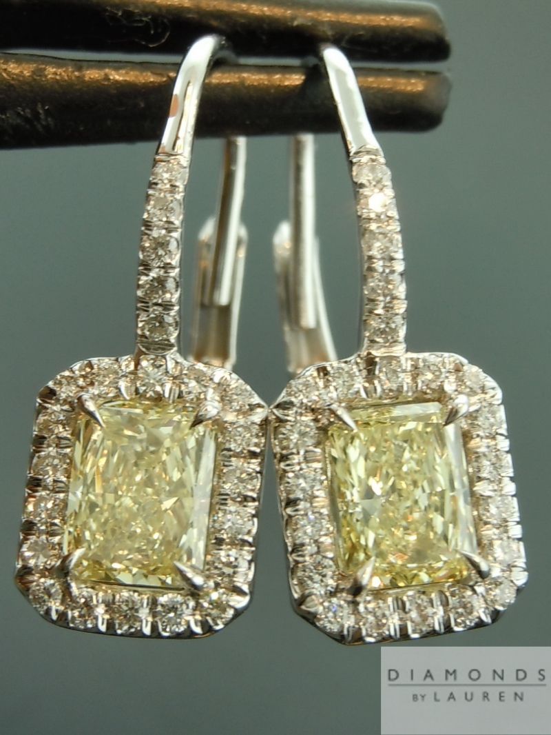 diamond halo earrings