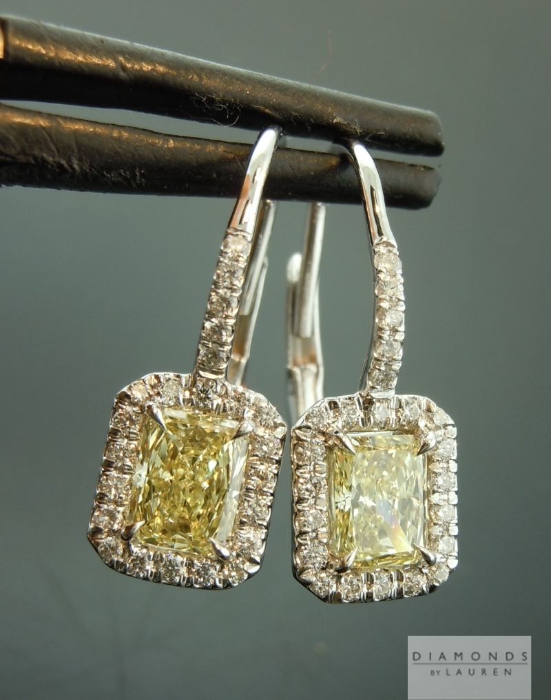 hand forged diamond earrings