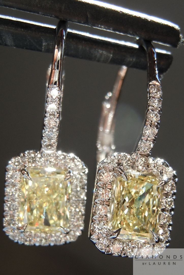 hand forged diamond earrings