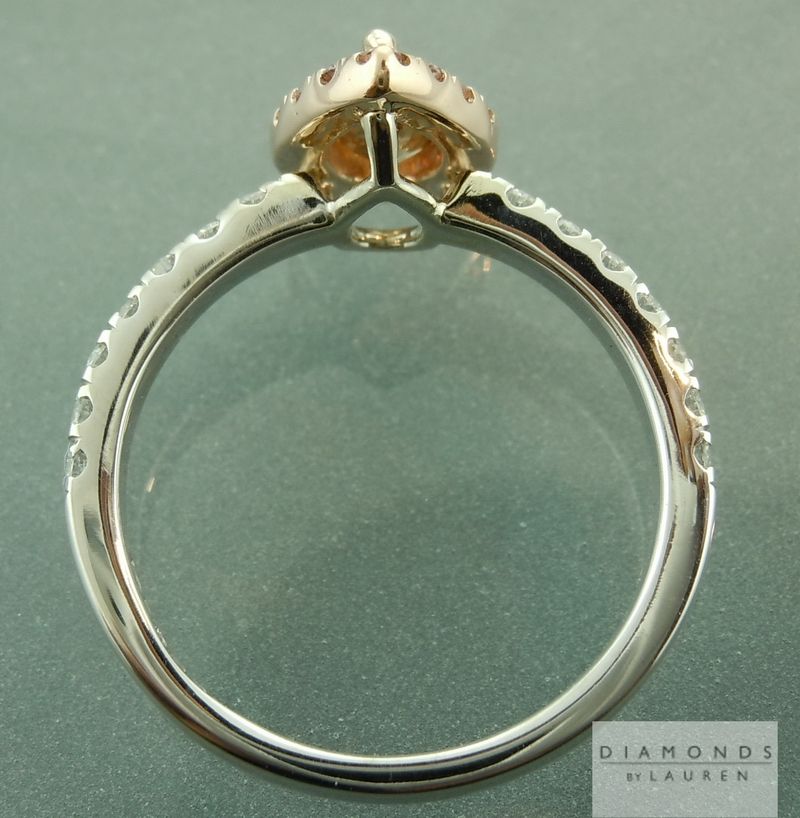 natural brown diamond ring