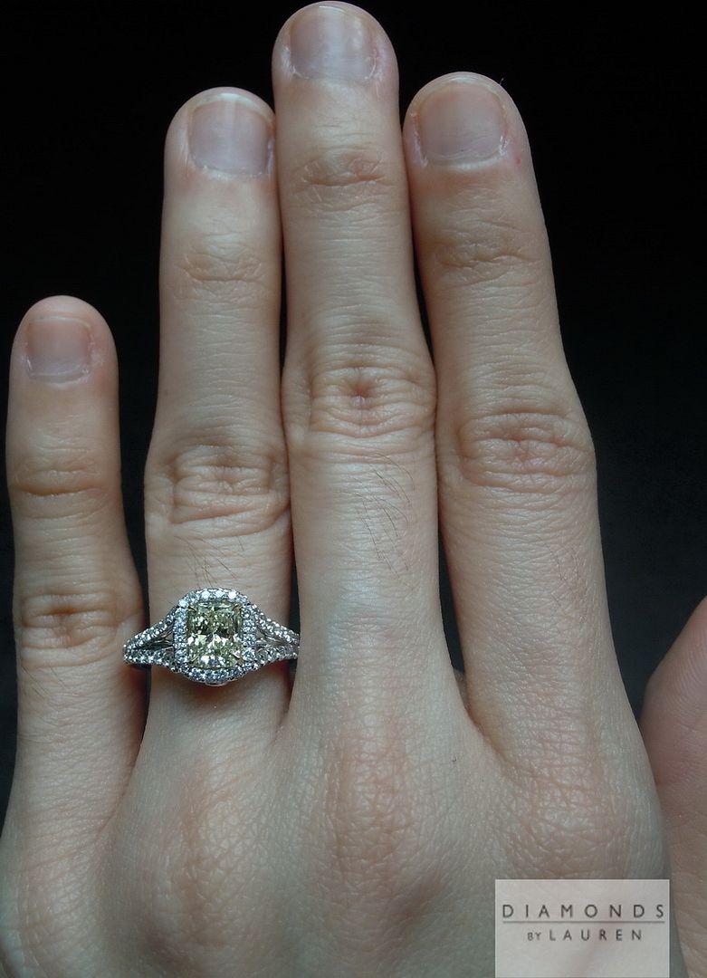 diamond halo ring