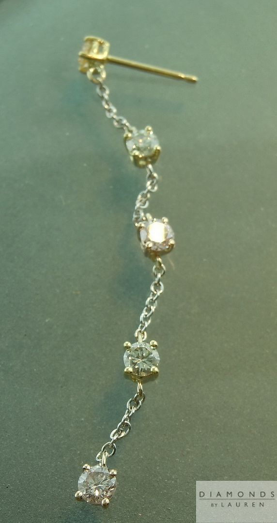 natural fancy colored diamond earrings