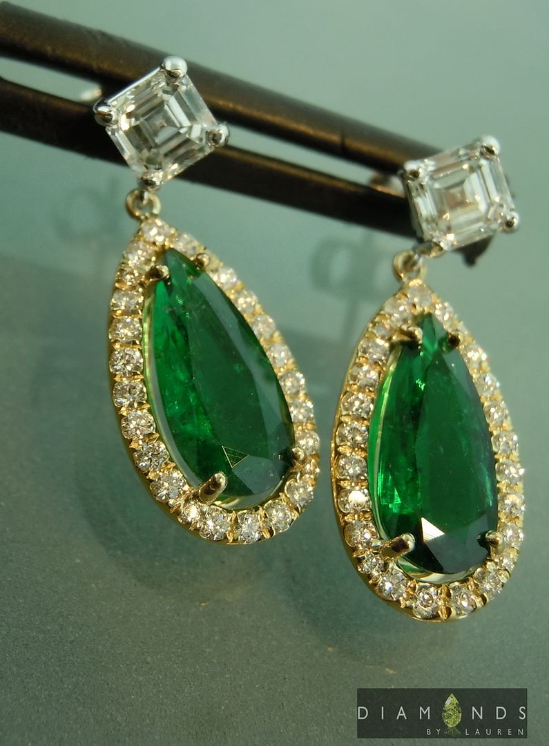 diamond dangle earrings