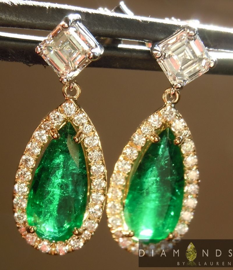 diamond dangle earrings