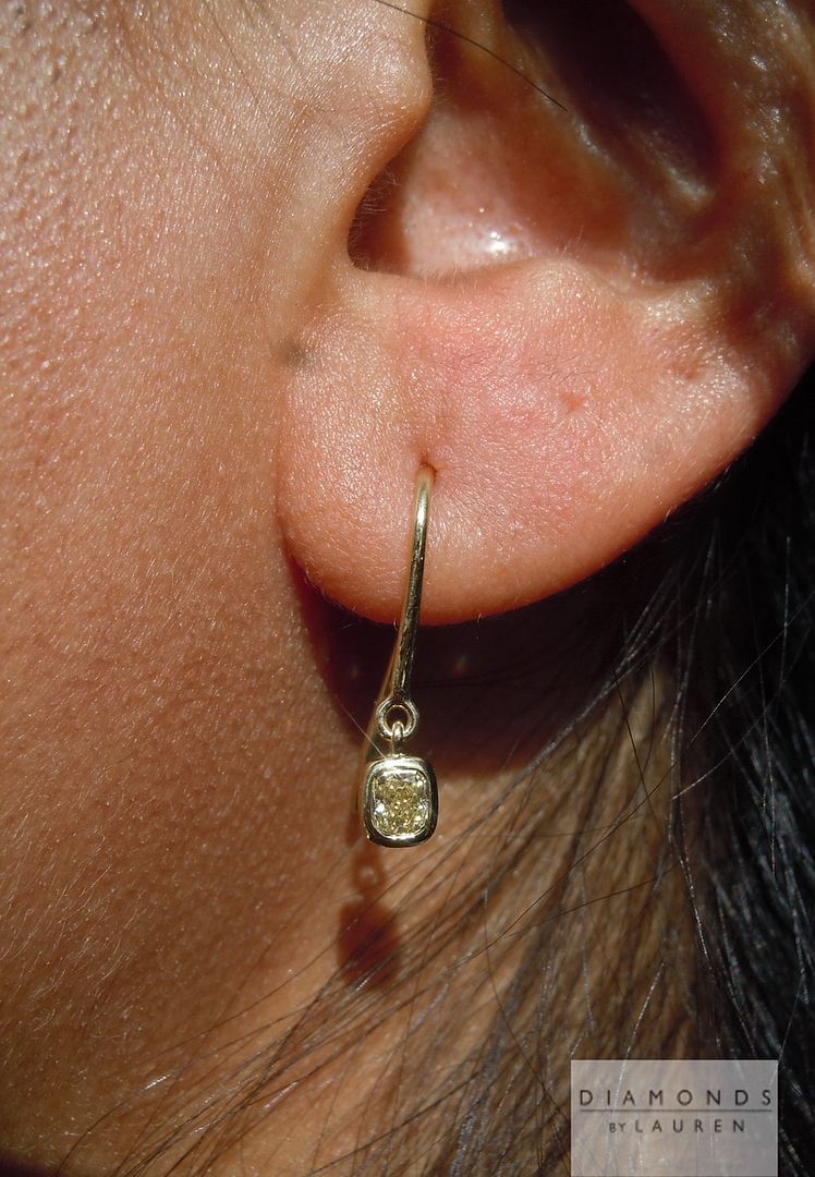diamond dangle earrings