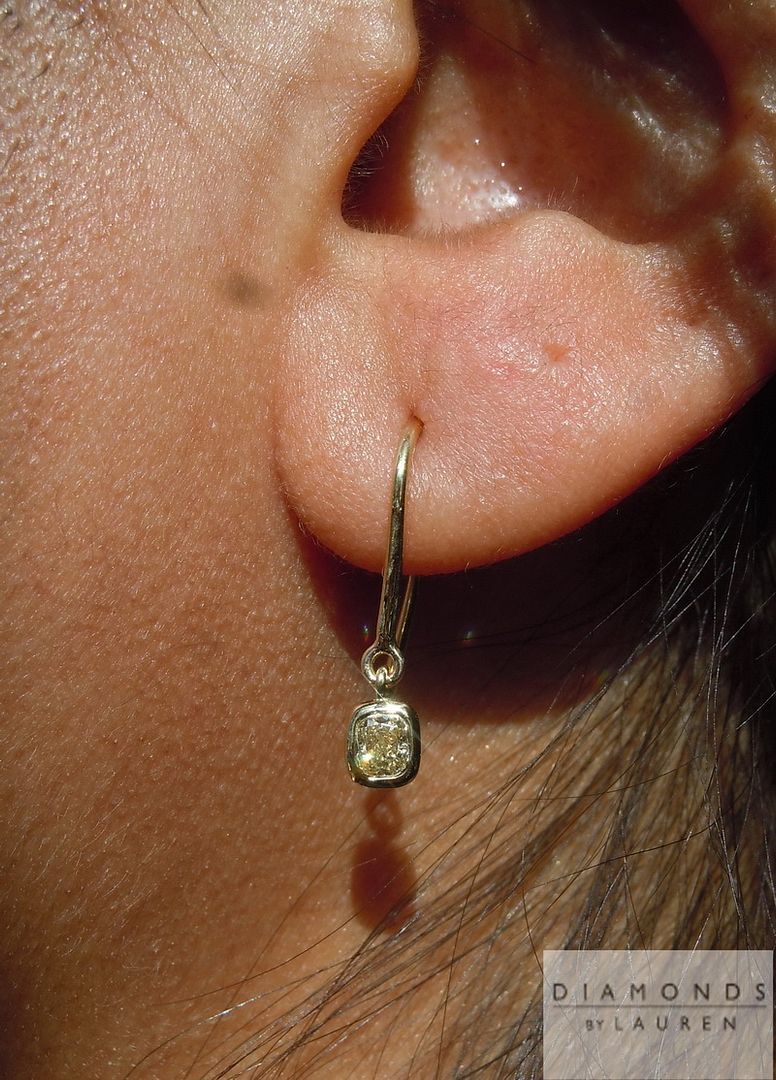 diamond dangle earrings