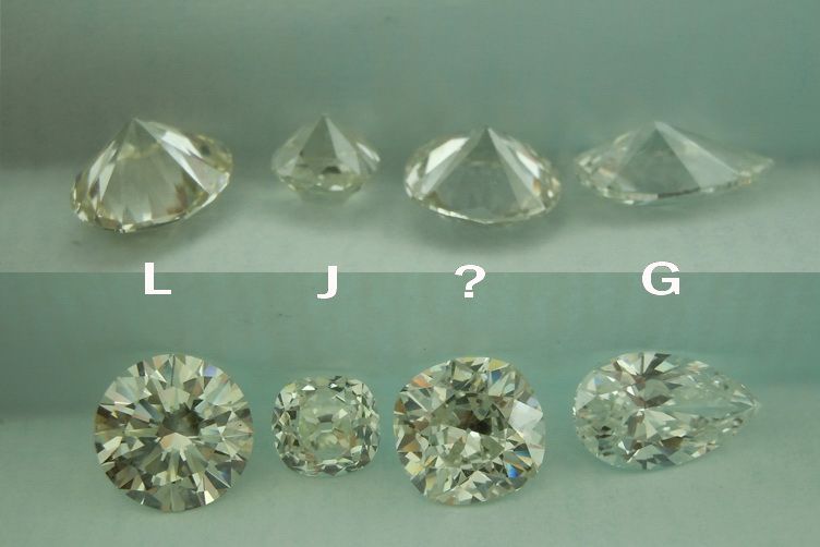 colorless diamonds