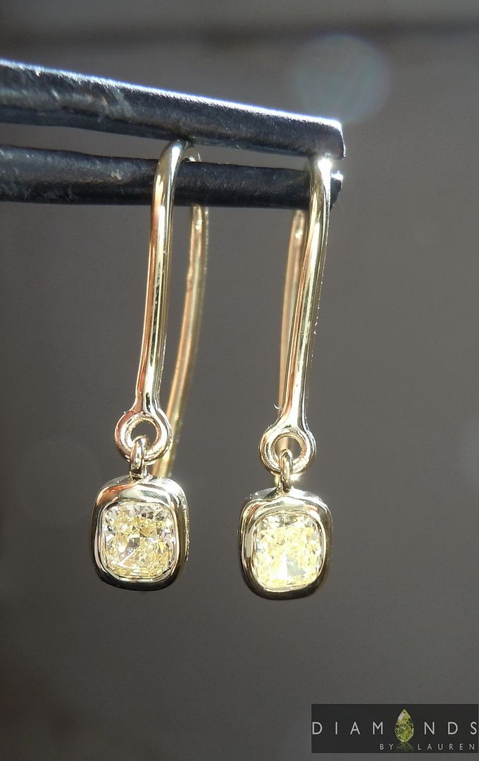 diamond dangle earrings