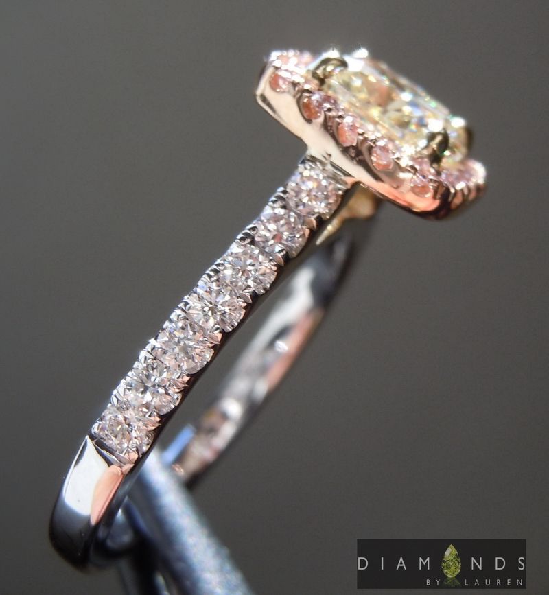 diamond halo semi mount