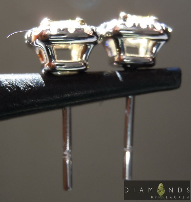 natural yellow diamond earrings