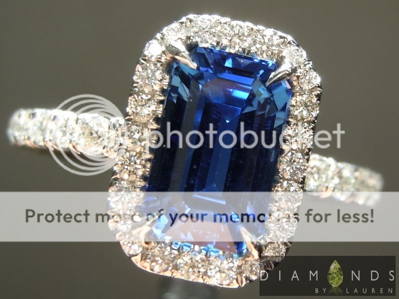 natural blue sapphire ring