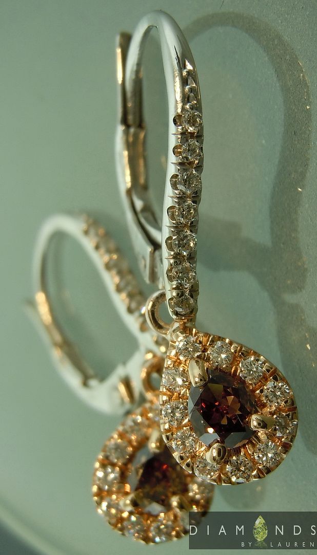 diamond dangle earrings