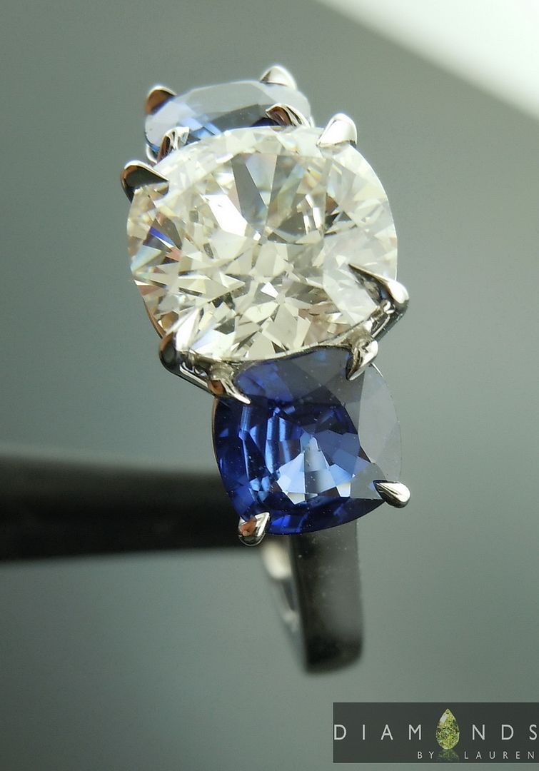 diamond and sapphire ring
