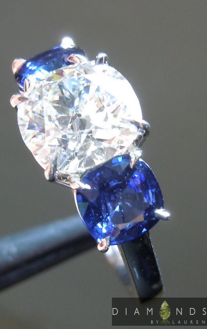 cushion cut diamond ring