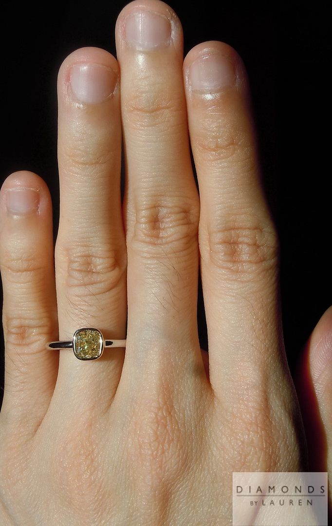 yellow diamond ring
