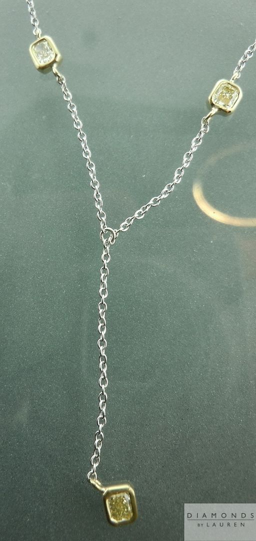 yellow diamond pendant