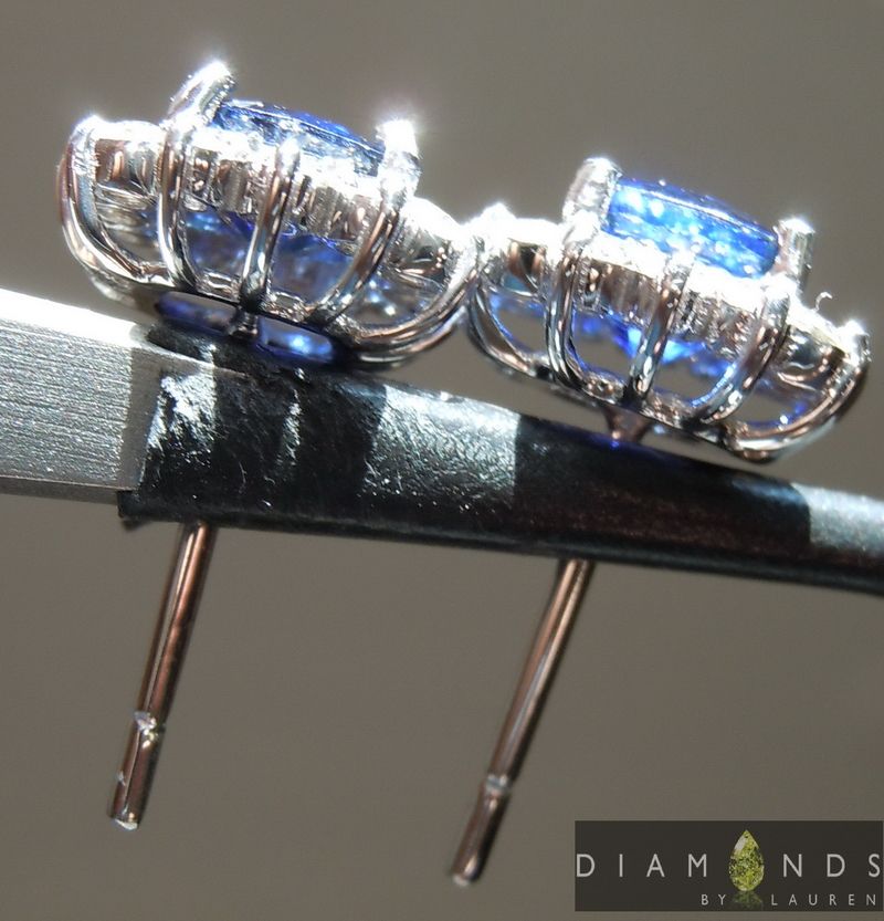 blue sapphire earrings