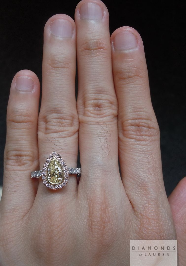 diamond halo ring