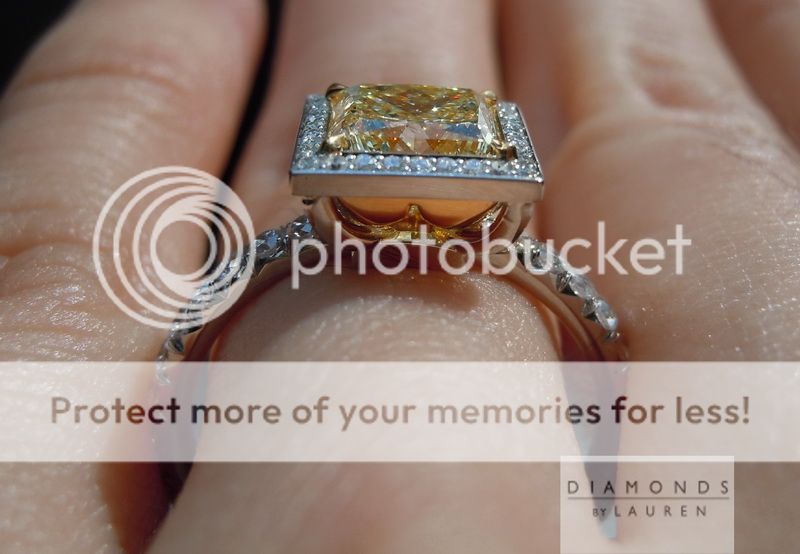 Yellow Diamond | Princess Cut Diamond | Diamond Ring