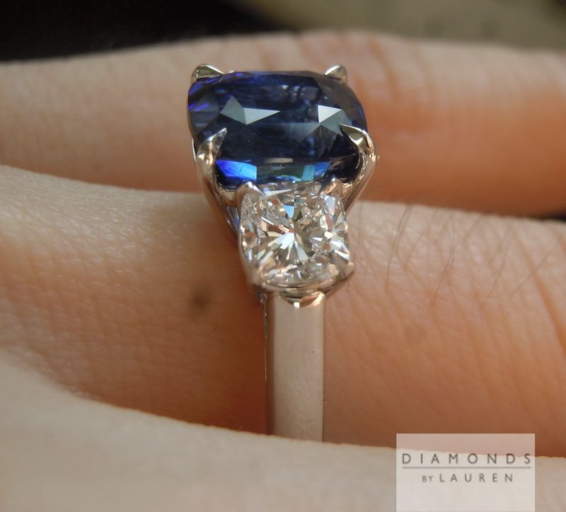 blue sapphire ring