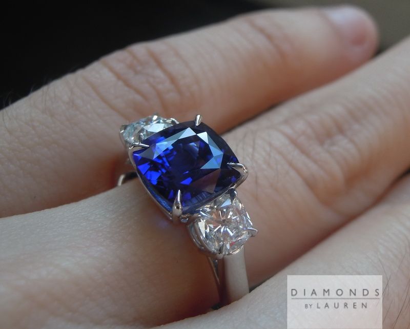 blue sapphire ring