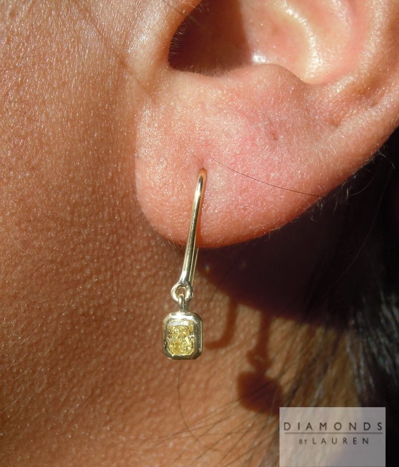 diamond dangle earrings