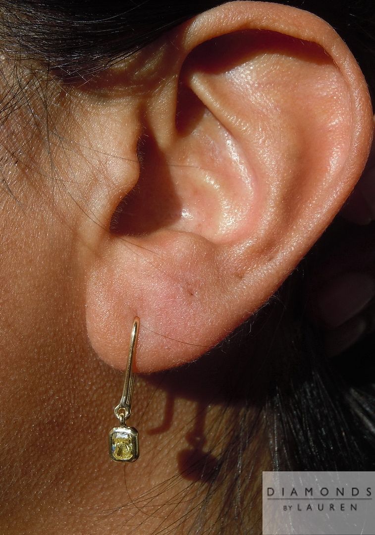 diamond dangle earrings