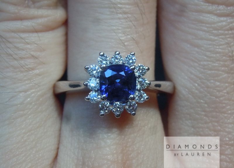 blue sapphire ring