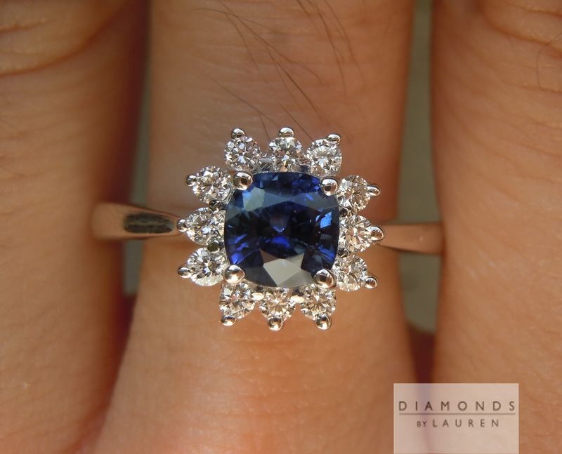 blue sapphire ring