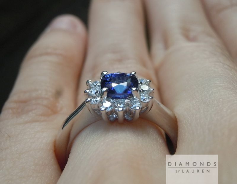 blue sapphire ring