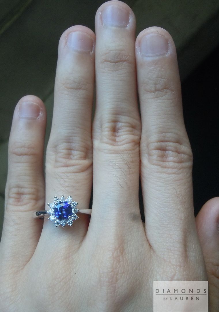 blue sapphire ring