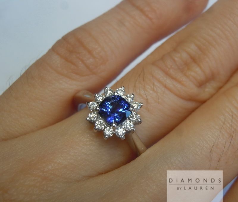 blue sapphire ring