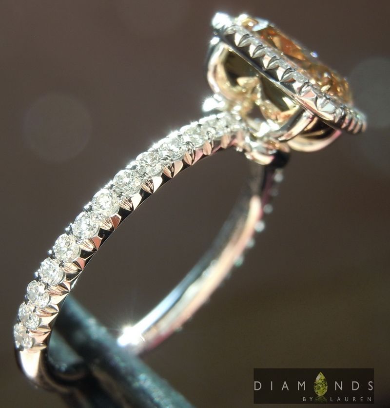 hand forged diamond ring
