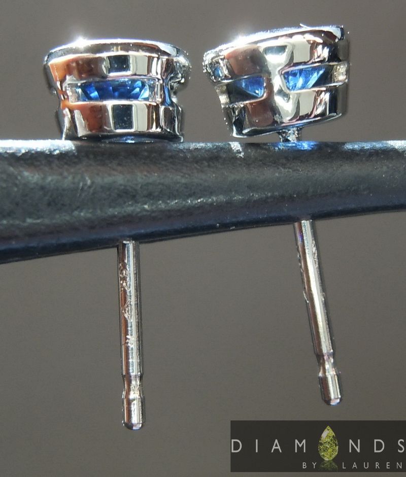 blue sapphire earrings