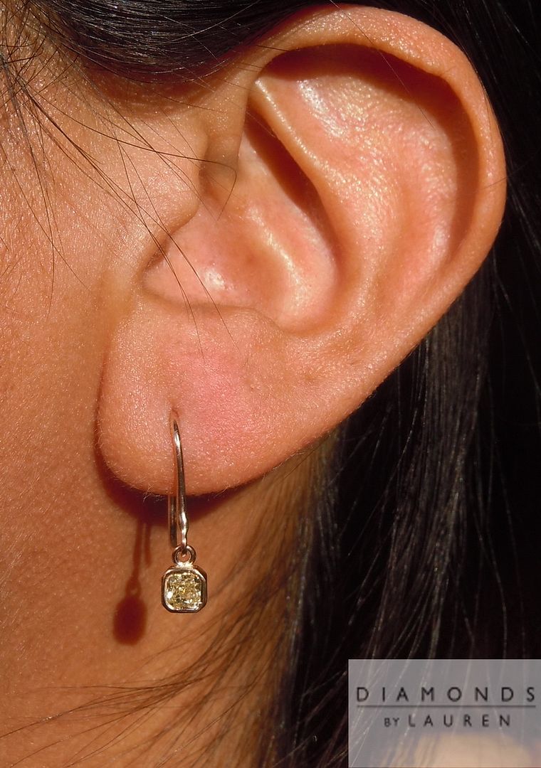 diamond dangle earrings