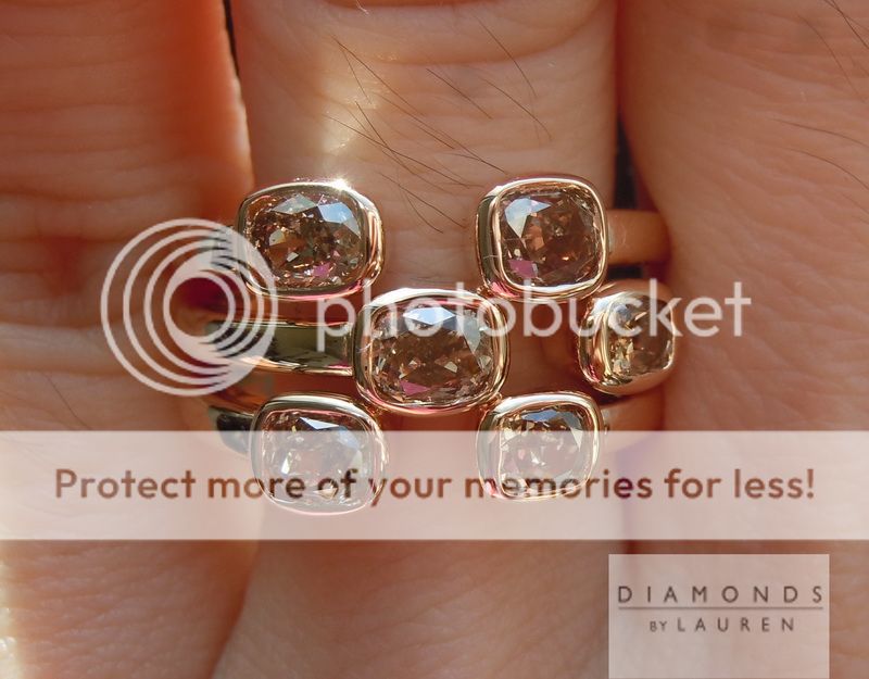 cluster diamond ring