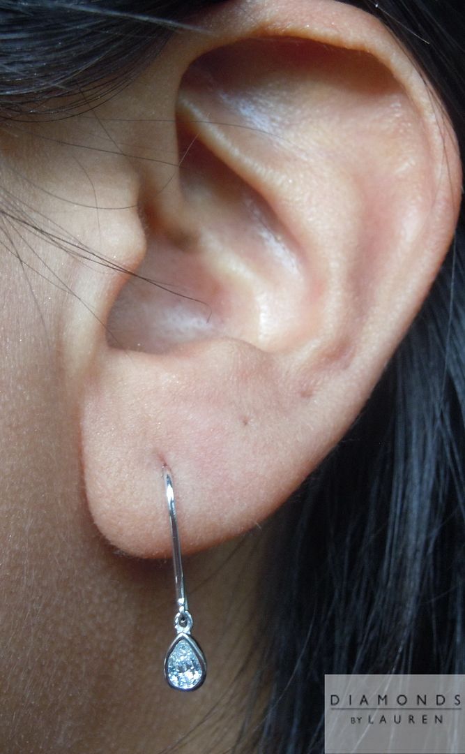 diamond dangle earrings