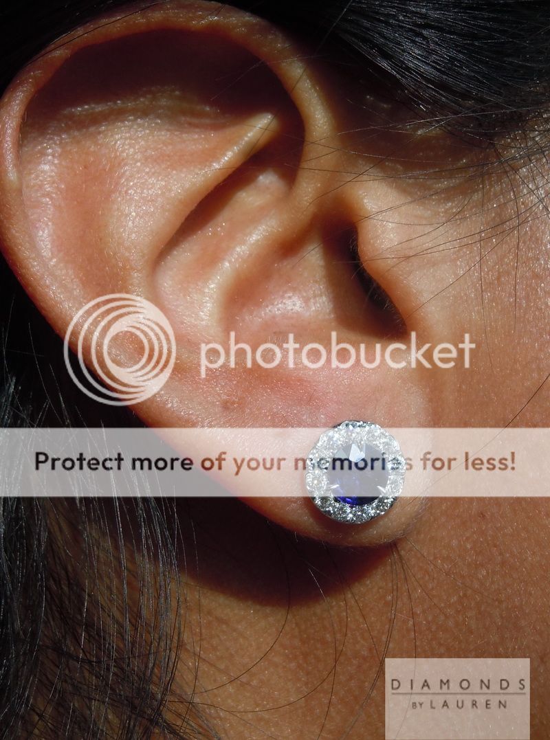 natural blue sapphire earrings