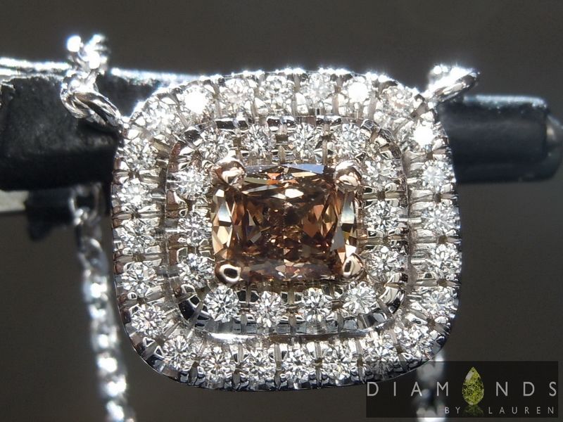 brown diamond necklace