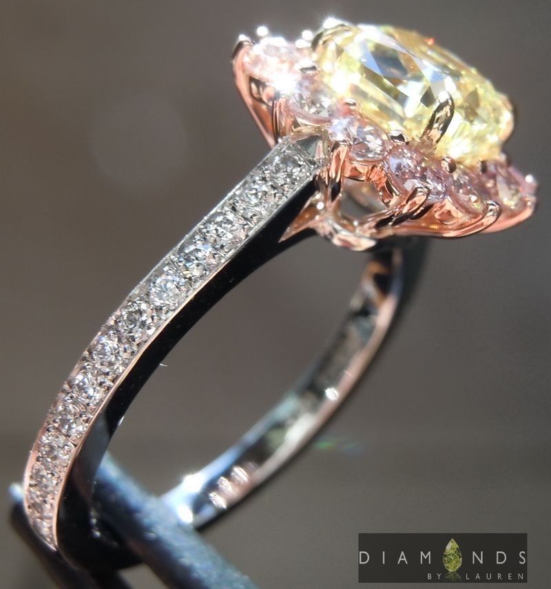 canary diamond ring