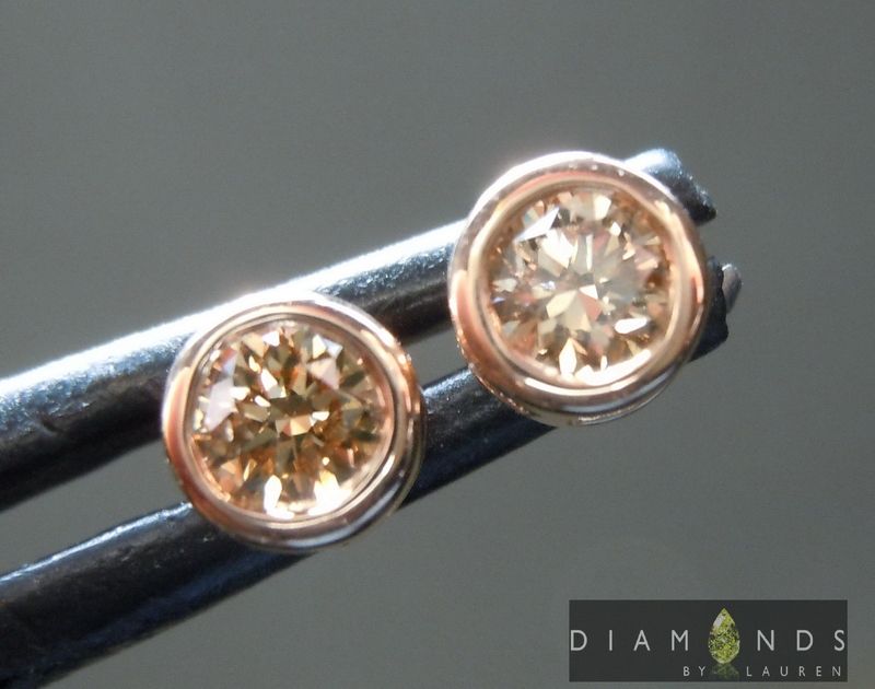chocolate diamond earrings