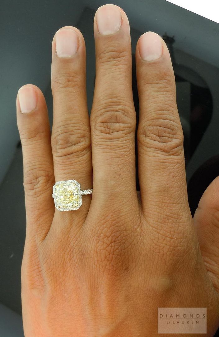 radiant cut diamond ring