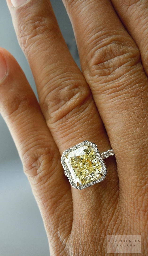 yellow diamond ring