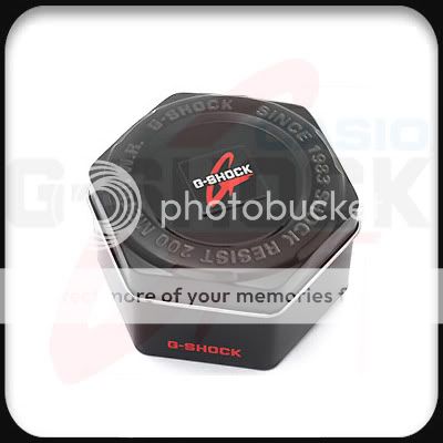 NEW CASIO G SHOCK * Shock Resist * Red Strap * Light * Alarm 